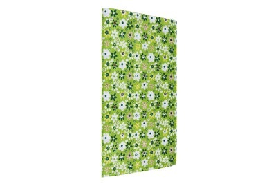 GLOREX, GLOREX Stoffzuschnitt, Glorex Lili Rose Stoffzuschnitt Grün mit Blumen | 100 × 150 cm