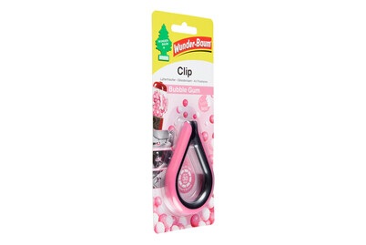 WUNDERBAUM, Autodeo CLIP BUBBLE GUM WUNDERBAUM, Wunder-Baum Clip Lufterfrischer Bubble Gum | 8 × 6 × 1.5 cm