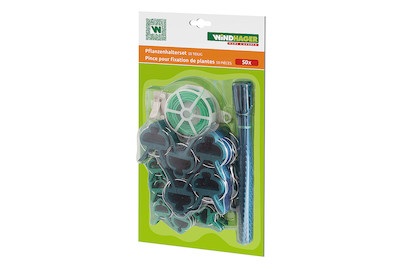 Windhager, Windhager Pflanzenhalter Set 50-teilig, Windhager Pflanzenhalterset | 50-teilig