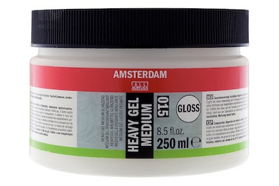 Amsterdam, AMSTERDAM ACRYL H.GEL MALM.GLAENZEND 250, Amsterdam Acryl Heavy Gelmalmittel Glänzend | 250 ml