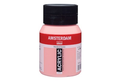 Amsterdam, AMSTERDAM ACRYL 500ML VENEZIAN.ROSA, Talens Acrylfarbe Amsterdam, venezianische rosa, 17723162, (500ml)