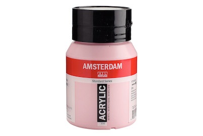 Amsterdam, AMSTERDAM ACRYL 500ML PERSISCHROSA, Talens Acrylfarbe Amsterdam, persischrosa, 17723302, (500ml)