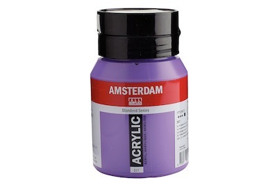 Amsterdam, Amsterdam Acrylfarbe Standard, Talens Acrylfarbe Amsterdam, ultramarinviolett, 17725072, (500ml)