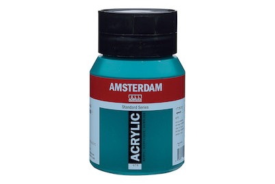 Amsterdam, AMSTERDAM ACRYL 500ML PHTH.GRUEN, TALENS Acrylfarbe Amsterdam 500ml 17726752 phthalogrün