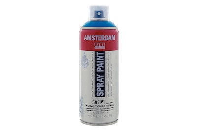 Amsterdam, AMSTERDAM ACRYL SPRAY 400ML MANGANBLAU, Amsterdam Acryl Spray Manganblau | 400 ml