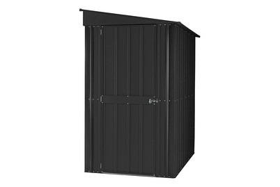 Globel, Globel Metall-Schuppen 5x6, Globel Metall-Gerätehaus Anthrazit | 2 × 1.5 × 1.7 m