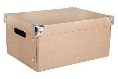 Rayher, Pappm. Aufbewahrungsbox, FSC Rec. 100%, Rayher Pappmaché-Aufbewahrungsbox FSC 100% | 32.5 × 25 × 16 cm