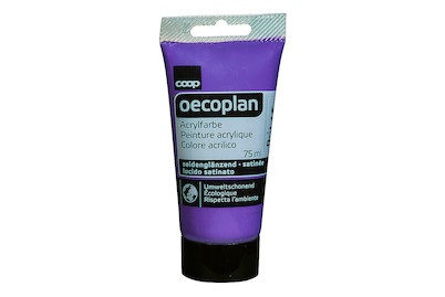 Oecoplan, Oecoplan Acrylfarbe seidenglänz. Violett, Oecoplan Acrylfarbe Seidenglanz Violett | 75 ml