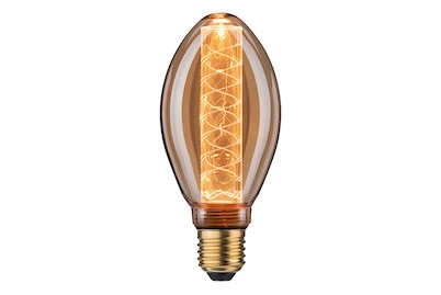Paulmann, LED-Lampe E27 B75 4W, Innenkolben Spiralmuster, Paulmann 28600 LED E27 4 W Gold (Ø x H) 75 mm x 165 mm 1 St.