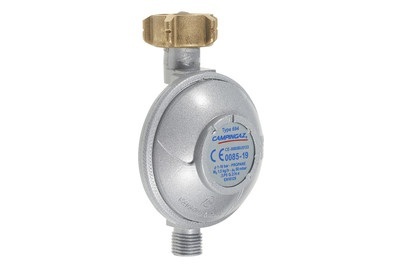 CAMPING GAZ, Camping GAZ Regler - Druckregler (Silber), Campingaz Gasregler 50 mbar universal