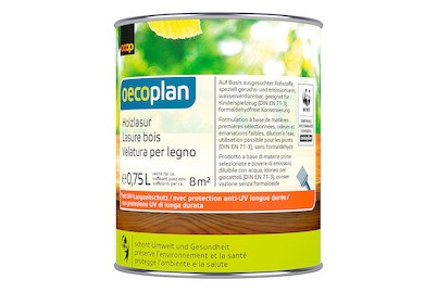 Oecoplan, Oecoplan Holzlasur hellgrau 0,75L, 