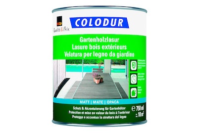 Colodur, Colodur Gartenholzlasur seidengrau 0,75L, 