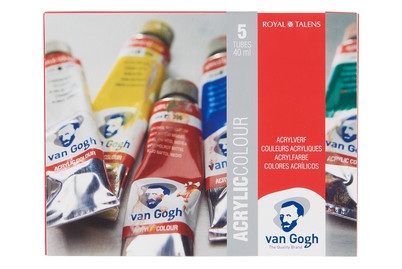 Van Gogh, Van Gogh Van Gogh Acrylfarbe Starter-Set, 40, Van Gogh Acrylfarbe Starter-Set, 40 ml, Mehrfarbig