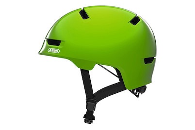 ABUS, Abus Casque de vélo abus scraper kid 3.0 / / brillant vert, Abus Velohelm Scraper 3.0 Kid - Shiny Green (Grösse: M (54-58 cm))