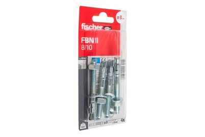 FISCHER, FISCHER Bolzenanker 8 x 10 mm, Fischer Bolzenanker K | 8 × 71 mm | 4 Stück