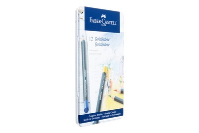 Faber-Castell, Faber-Castell Farbstifte Goldfaber, Faber-Castell Goldfaber Farbstift, 114712, (12er Metalletui)