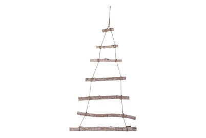 Rayher, Rayher Deko Holzleiter z. Hängen,Weihnac, Rayher Deko-Holzleiter für Weihnachtsbaum | 75 × 40 × 1.5 cm
