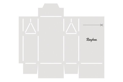 Rayher, Rayher Papierschablone Geschenkschachtel, 