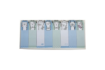 Rayher, Rayher Memo-Stickers: Kleine Katze, Rayher Memo-Stickers Kleine Katze | 5.3 × 1.5 cm | 8 Motive × 15 Blatt