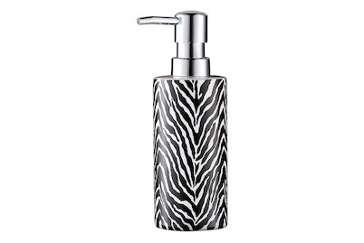 See.mann.garn, Kl.Wolke Seifenspender Zebra schw./weiss, See Mann Garn Seifenspender Zebra | 19 × 6 × 6 cm