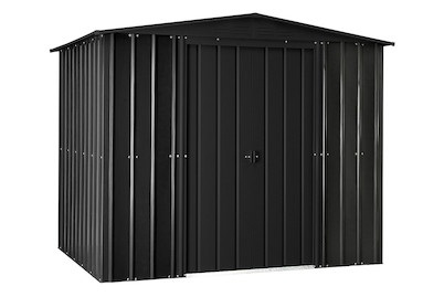 Globel, Globel Metallgerätehaus 8x6, Globel Metallhaus Anthrazit | 2.3 × 2 × 2 m