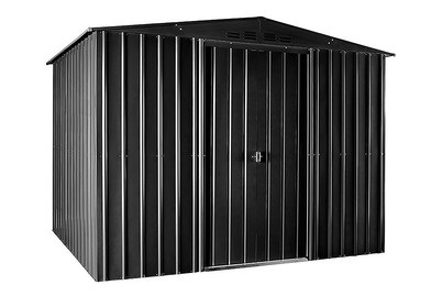 Globel, Globel Metallgerätehaus 10x8, Globel Metallhaus Anthrazit | 3 × 3 m