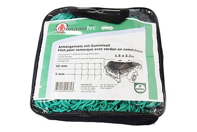 Mamutec, Anhängernetz Polypropylen 3mm 1.5x2.2m, 