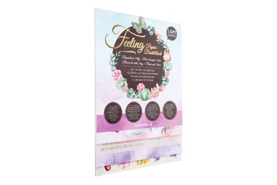 I am Creative, Papier Bastelblock,Feeling,DIN A4, I AM CREATIVE Papier-Bastelblock 4087.598 Feeling