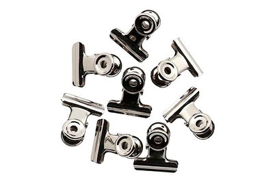 GLOREX, Metallscharnier-Clip 22mm 8St, Glorex Metallscharnier-Clips | 22 mm | 8 Stück