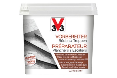 V33, Reno holz grundierung boden+treppen 0,75, V33 Reno Holz Grundierung für Böden und Treppen | 0.75 l