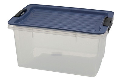 Rotho, Rotho Stapelbox COMPACT A5 4.5 L, Rotho Stapelbox Compact Blau | A5 | 4.5 l