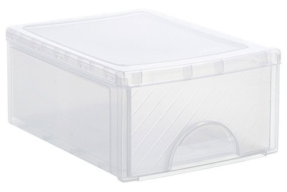 Rotho, Rotho Schubladenbox klein FRONTBOX, ROTHO Frontbox 1767890000C 25.5x35x14.5cm transparent