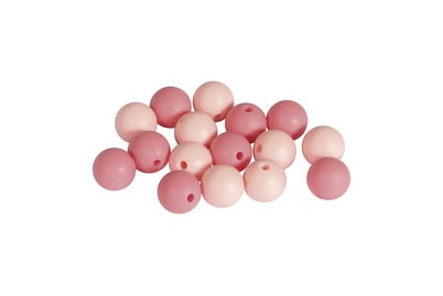 Silikonperlen, 12mm ø, SB-Btl 16Stück
