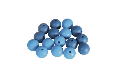 Silikonperlen, 12mm ø, SB-Btl 16Stück