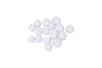 Soft Tüll Pompons sortiert, ø2,5cm+ø3cm, SB-Box 16Stück