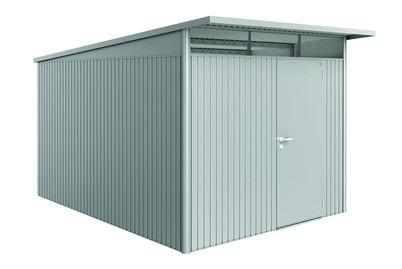Biohort, Biohort Gerätehaus AvantGarde Gr. A8, Biohort - Gerätehaus AVANTGARDE GR. A8 - silber - Metall - 380/260/222 cm