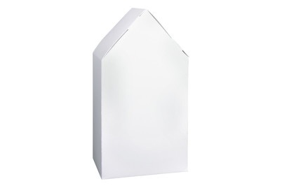 Faltschachtel Haus, 10x7,5x20cm, Set 6Stück