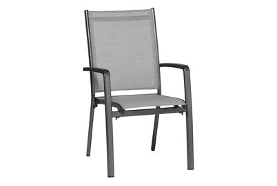 SIEGER, Sieger Stapelstuhl hellgrau Bodega, Sieger Stapelstuhl Bodega Hellgrau | 98 × 59 × 68 cm