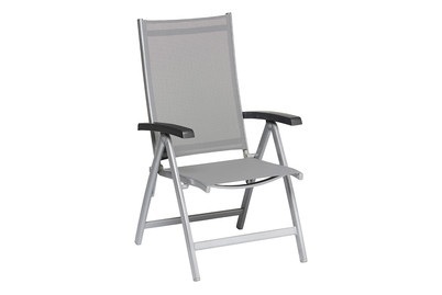 SIEGER, Sieger Klappsessel hellgrau Bodega, Sieger Klappsessel Bodega Hellgrau | 62 × 71 × 109 cm