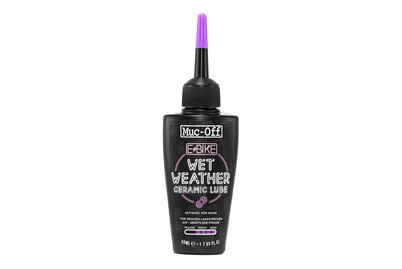 MUC-OFF, Ketten-Schmierstoff E-Bike Wet Chain Lube, 50ml, Muc-Off Kettenöl Wet Weather Ceramic Lube 50 ml