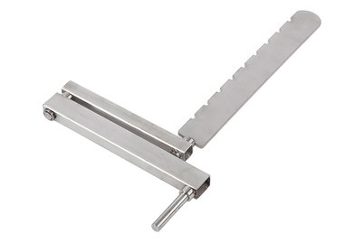 Feu du Jardin, Schwenkarm für Grillrost, FEU DU JARDIN Grillarm Schwenkbar, Silber