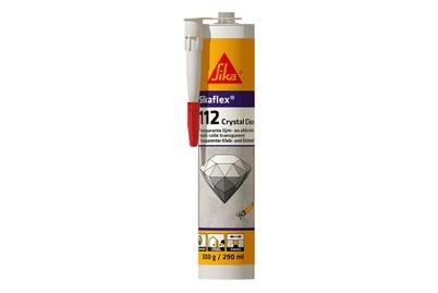 SIKA, Kleb- und Dichtstoff SIKAFLEX-112 CRYSTAL CLEAR, Sika Sikaflex-112 Crystal | Transparent