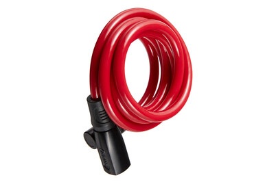 ABUS, Abus Spiralkabelschloss Star 4508K/150 rot, Abus Spiralkabelschloss Star 4508K Rot | 15 cm