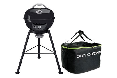 OUTDOORCHEF, OUTDOORCHEF BUNDLE Camping Bag mit Chelsea 420 G, OUTDOORCHEF Chelsea 420 G Camping Set BUNDLE Camping Bag 420 G ? Gasgrill ? Schwarz
