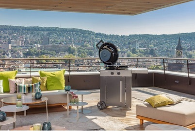 OUTDOORCHEF, OUTDOORCHEF Gasgrill AROSA 570 Steel, OUTDOORCHEF Arosa 570 G Grey Steel 50mbar Gasgrill ? Grau