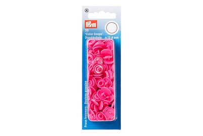 Prym, Druckknöpfe Color Snaps, pink, Prym Druckknopf Color Snaps, pink 12.4 mm, Karte 30 Stk.