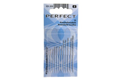 Perfect, Haush.-Nähnadeln Stahl Sortiert, 12 St., Perfect Haushalt-Nähnadeln Stahl | 12 Stück