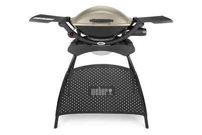 Weber, weber - Gasgrill Q 2000 mit Stand - Titan, Weber Gasgrill Q 2000 Stand | 3.7 kW