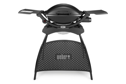 Weber, weber - Gasgrill mit Stand Q 2000 - Schwarz, Weber Gasgrill Q 2000 Stand | 3.7 kW