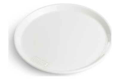 Weber, Weber Porzellan-Teller, klein 2 Stück, Weber Porzellan-Teller Klein - Ø 20,5 cm 2er Set ? Weber Grillzange/Grillbesteck ? Weiss